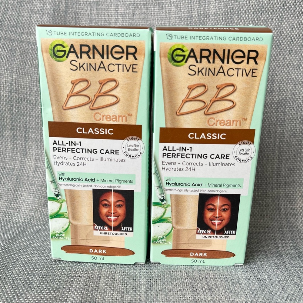 Garnier SkinActive BB Cream Dark All-in-1 Perfecting Care Hyaluronic Acid + Aloe